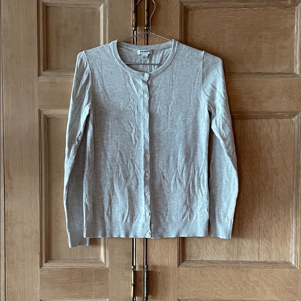 Pale grey Old Navy Cardigan, Size S
